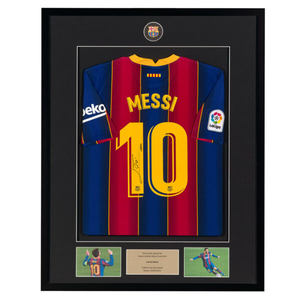 Gesigneerd shirt Lionel Messi - FC Barcelona - Seizoen 2020-21