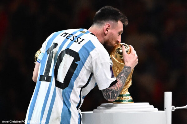 Gesigneerd shirt Messi - Argentinië - WK 2022 - Afbeelding 2