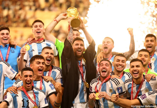 Gesigneerd shirt Messi - Argentinië - WK 2022 - Afbeelding 3